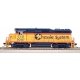 EMD GP30 Low Nose - Sound and DCC - Paragon4(TM) -- Chessie System C&O 3007 (yellow, vermillion, blue), HO, Broadway Limited Imp