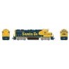 EMD GP38 Low Nose - Sound and DCC -- Santa Fe 2346 (Warbonnet, No Class Lights, blue, yellow), HO, Rapido Trains Inc 38504