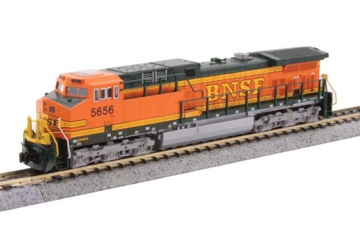 GE AC4400CW - Sound and DCC -- BNSF Railway 5656 (H1, orange, Pullman Green, yellow), N, Kato USA Inc 1767114S