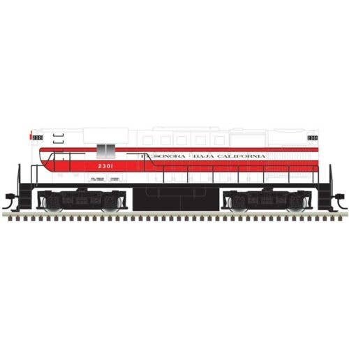 Alco RS11 - Standard DC - Classic Silver -- Sonora Baja California 2301 (red, white), N, Atlas Model Railroad Co. 40005873