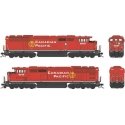 GMD SD40-2F - LokSound 5 and DCC - Executive Line -- Canadian Pacific 9010 (2022 red, white, black, yellow Beaver Logo), HO, Bow
