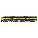EMD FT A-B Set w/DCC -- Chicago & North Western (Freight Scheme, green, black, yellow), N, Intermountain Railway Company 69009D