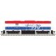 Alco RS11 - Standard DC - Classic Silver -- Duluth, Winnipeg & Pacific 3605 (Bicentennial, red, white, blue), N, Atlas Model Rai