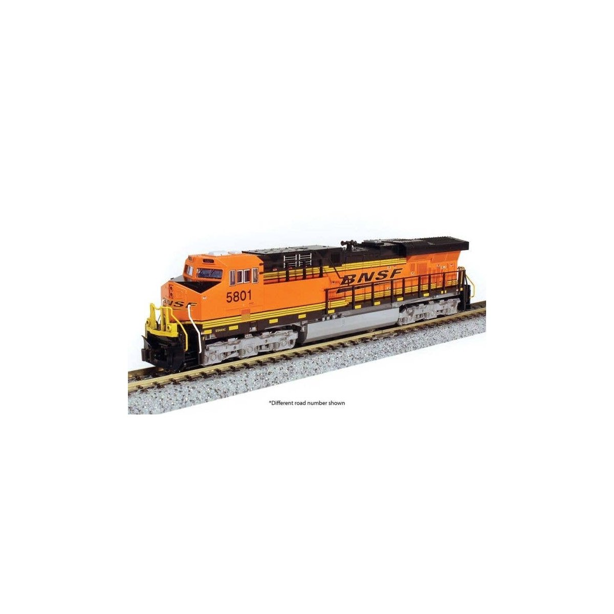 GE ES44AC GEVO - Standard DC -- BNSF Railway 5953 (orange, black, Wedge Logo), N, Kato USA Inc 1768953