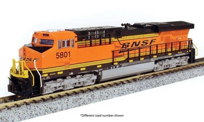 GE ES44AC GEVO - Standard DC -- BNSF Railway 5953 (orange, black, Wedge Logo), N, Kato USA Inc 1768953