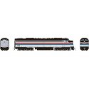 Rebuilt EMD E8A with Head-End Power HEP - Standard DC -- Amtrak 495 (Phase II, silver, red, blue, white, black), HO, Rapido Trai