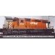 GMD SD40 - Standard DC - Executive Line -- Canadian Pacific 5533 (Action Red, 8′ Stripe, Large Multimark, Ditch Lights, HO, Bo