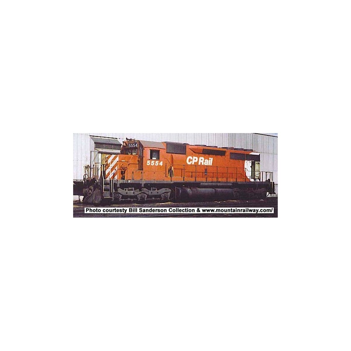 GMD SD40 - Standard DC - Executive Line -- Canadian Pacific 5533 (Action Red, 8′ Stripe, Large Multimark, Ditch Lights, HO, Bo