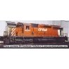 GMD SD40 - Standard DC - Executive Line -- Canadian Pacific 5533 (Action Red, 8′ Stripe, Large Multimark, Ditch Lights, HO, Bo