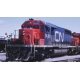 GMD SD40 No Dynamic Brakes - Standard DC - Executive Line -- Canadian National 5094 (black, red, white, Large Noodle Logo, No Di