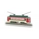 Brill Trolley - Standard DC -- Christmas (`Happy Holidays`), N, Bachmann Industries 61085