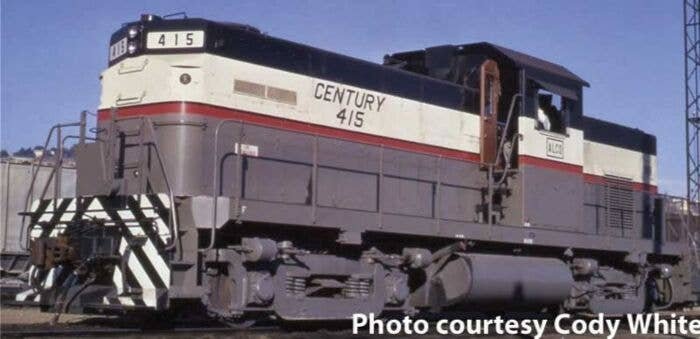 Alco C415 - Standard DC -- Alco Demonstrator 415 (gray, cream, black, red), HO, Bowser Manufacturing Co. 60527