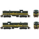 Alco RS3 Phase 3 - Standard DC -- Maine Central 557 (As-Delivered, green, yellow), HO, Bowser Manufacturing Co. 25208
