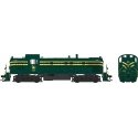 Alco RS3 Phase 2 - Standard DC -- Central Railroad of New Jersey 1553 (green, yellow stripes), HO, Bowser Manufacturing Co. 2541