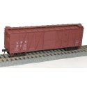 40 Single-Sheathed Wood Boxcar w/Wood Doors & Wood Ends - Kit - Louisville & Nashville - H0 - Accurail Inc 4325