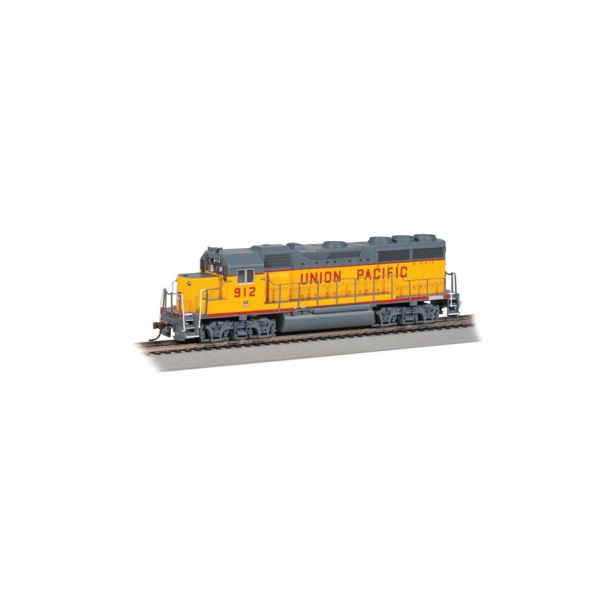 EMD GP40 - DCC -- Union Pacific 912 (Armour Yellow, gray, red, Little Rock Block Lettering), HO, Bachmann Industries 60318