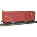 40 Single-Sheathed Wood Boxcar w/Wood Doors & Steel Ends - Kit - Delaware & Hudson - H0 - Accurail Inc 4329