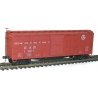 40 Single-Sheathed Wood Boxcar w/Wood Doors & Steel Ends - Kit - Delaware & Hudson - H0 - Walthers 112-4329