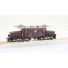 Class Ge 6/6-I Rhaetian Crocodile - Standard DC -- Rhaetian Railway 415 (Era VI, brown, black, 100th Anniversary Plaque), N, Kat