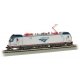 Siemens ACS-64 Electric - DCC and Sound -- Amtrak 668 (Phase V, silver, blue, red, black, Travelscape Logo), HO, Bachmann Indust