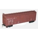 40 Single-Sheathed Wood Boxcar w/Steel Doors & Ends - Kit - Texas & Pacific - H0 - Accurail Inc 4512