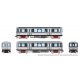 Budd 2600 Series L 2-Car Pair - Sound and DCC -- Chicago Transit Authority CTA (As-Delivered, stainless steel, black), N, Rapido