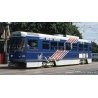 Canadian Light Rail Vehicle CLRV - Sound and DCC -- Toronto Transit Commission TTC 4002 (Happy Birthday Ontario, blue, red, whi,