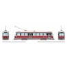 Canadian Light Rail Vehicle CLRV - Sound and DCC -- Toronto Transit Commission TTC 4004 (Early, red, white), HO, Rapido Trains I