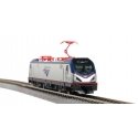 Siemens ACS-64 Electric - Standard DC -- Amtrak 600 `David L. Gunn` (silver, blue, red Travelmark Logo), N, Kato USA Inc 1373001