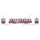 Canadian Light Rail Vehicle CLRV - Sound and DCC -- Toronto Transit Commission TTC 4057 (Late, red, white, Goodbye Toronto), HO,