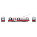 Canadian Light Rail Vehicle CLRV - Sound and DCC -- Toronto Transit Commission TTC 4057 (Late, red, white, Goodbye Toronto), HO,