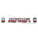 Canadian Light Rail Vehicle CLRV - Sound and DCC -- UTDC Demonstrator Unlettered, (red, white), HO, Rapido Trains Inc 702519