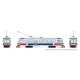 Canadian Light Rail Vehicle CLRV - Sound and DCC -- SEPTA (Fantasy Scheme, white, red, blue), HO, Rapido Trains Inc 702522