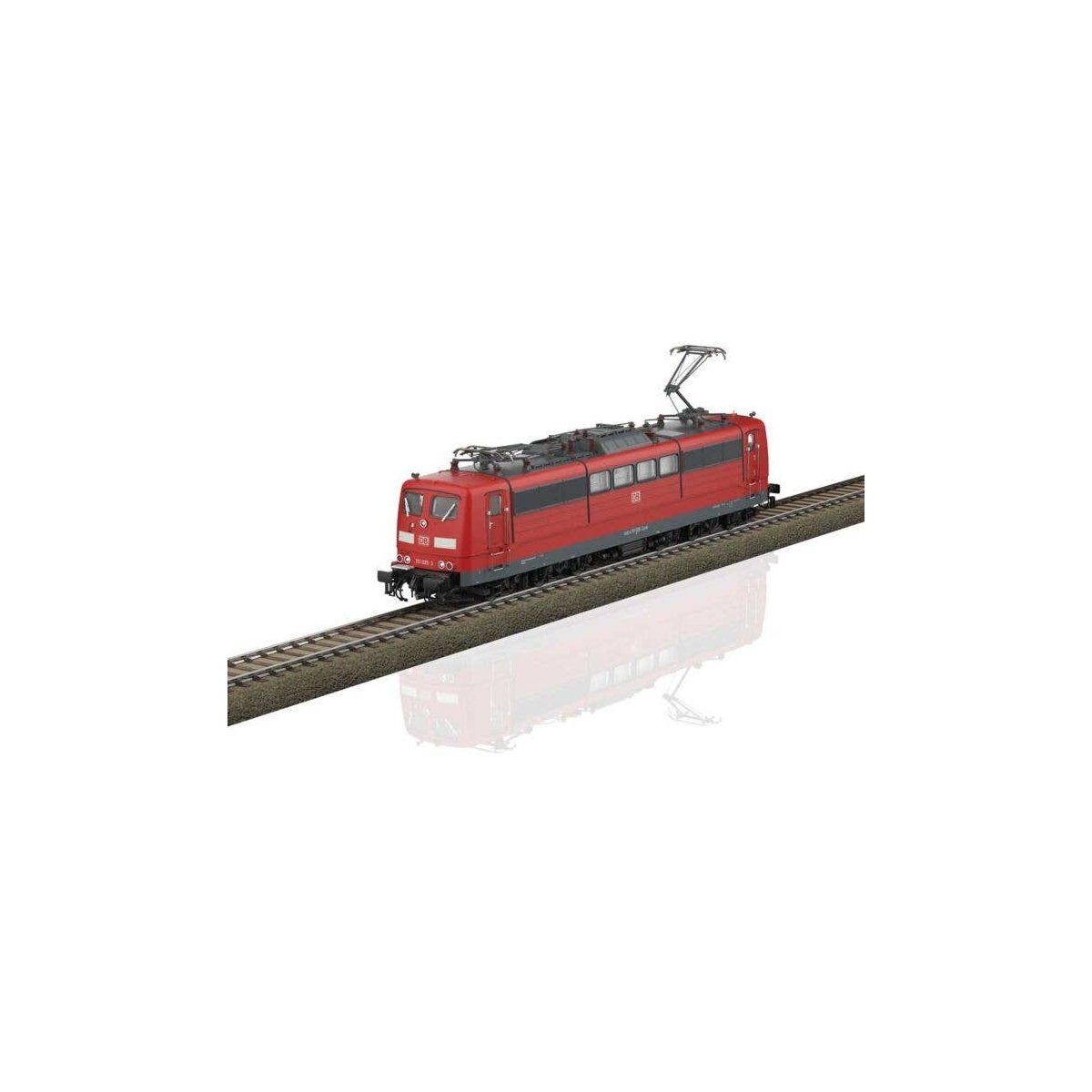 Class 151 Electric - Sound and DCC -- German Railroad DB AG 151 035-3 (Era VI 2008, red, gray, white), HO, Trix 25652
