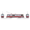 Canadian Light Rail Vehicle CLRV - Standard DC -- Toronto Transit Commission TTC 4010 (Early, red, white), HO, Rapido Trains Inc