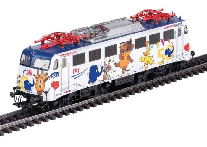 Class 110.3 Pants Crease Electric - 3-Rail - Sound and Digital -- Train Rental, Inc. TRI 110 469-4 (Elephant Express Scheme Era 