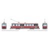 Canadian Light Rail Vehicle CLRV - Standard DC -- Toronto Transit Commission TTC 4135 (Early, red, white), HO, Rapido Trains Inc