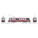 Canadian Light Rail Vehicle CLRV - Standard DC -- Toronto Transit Commission TTC 4199 (Early, red, white), HO, Rapido Trains Inc