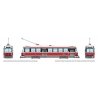 Canadian Light Rail Vehicle CLRV - Standard DC -- Toronto Transit Commission TTC 4199 (Early, red, white), HO, Rapido Trains Inc