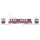 Canadian Light Rail Vehicle CLRV - Standard DC -- Boston MBTA UTDC Demonstrator 4027 (red, white), HO, Rapido Trains Inc 702007
