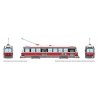 Canadian Light Rail Vehicle CLRV - Standard DC -- Boston MBTA UTDC Demonstrator 4027 (red, white), HO, Rapido Trains Inc 702007