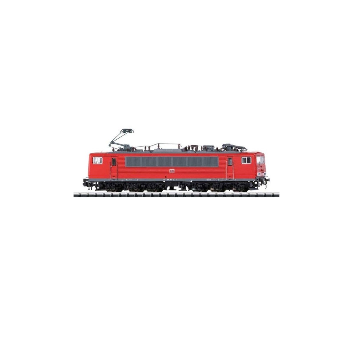 Class 155 Electric - Sound and DCC - Minitrix -- German Railroad DB AG 155 232-2 (Era VI 2012, red, gray), N, Trix 16652
