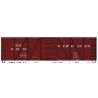 40' 6-Panel Single-Sheathed Wood Boxcar with Steel Doors and Ends - Kit - New Haven - H0 - Walthers 112-7117