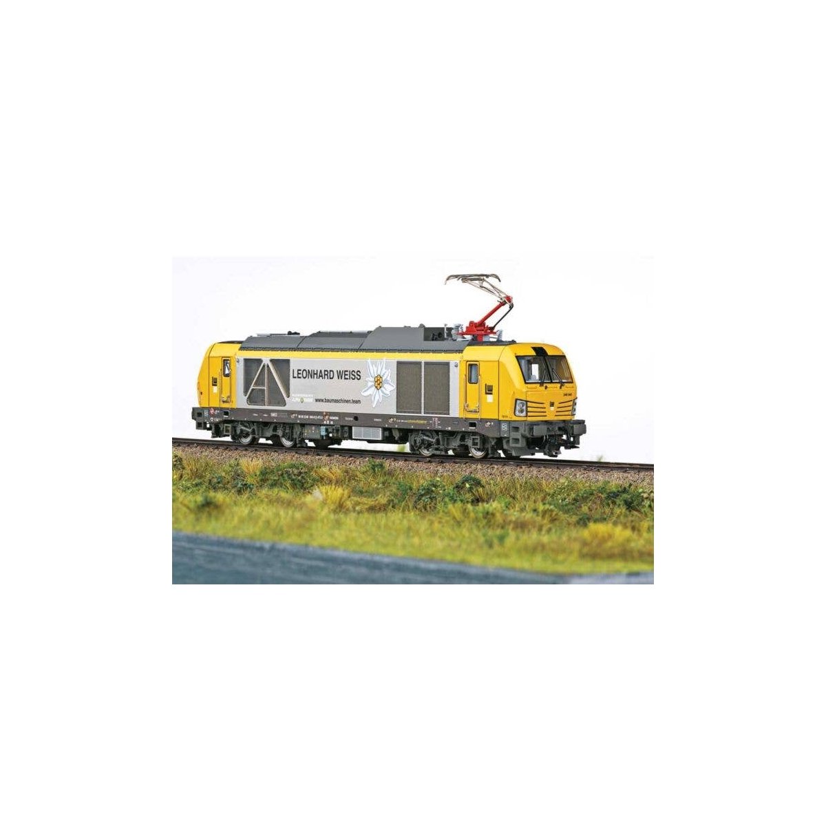 Siemens Vectron Class 248 Dual-Power - Sound and DCC -- Leonhard Weiss 248 040 (Era VI 2023, yellow, gray), HO, Trix 25298
