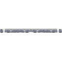 Budd M3A Electric 2-Railcar Set - Standard DC -- Metro-North Commuter Railroad MNCR8000, 8001 (blue stripe scheme, silver, b, HO