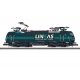 Class 186 Traxx Electric - Standard DC -- Lineas (Era VI, green, white, blue), Z, Marklin, Inc 88487