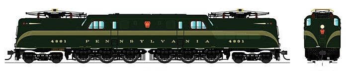 GG1 Electric w/Sound & DCC - Paragon3 -- Pennsylvania Railroad 4816 (Brunswick Green5-Stripe, Buff Roman Lettering), N, Broadway