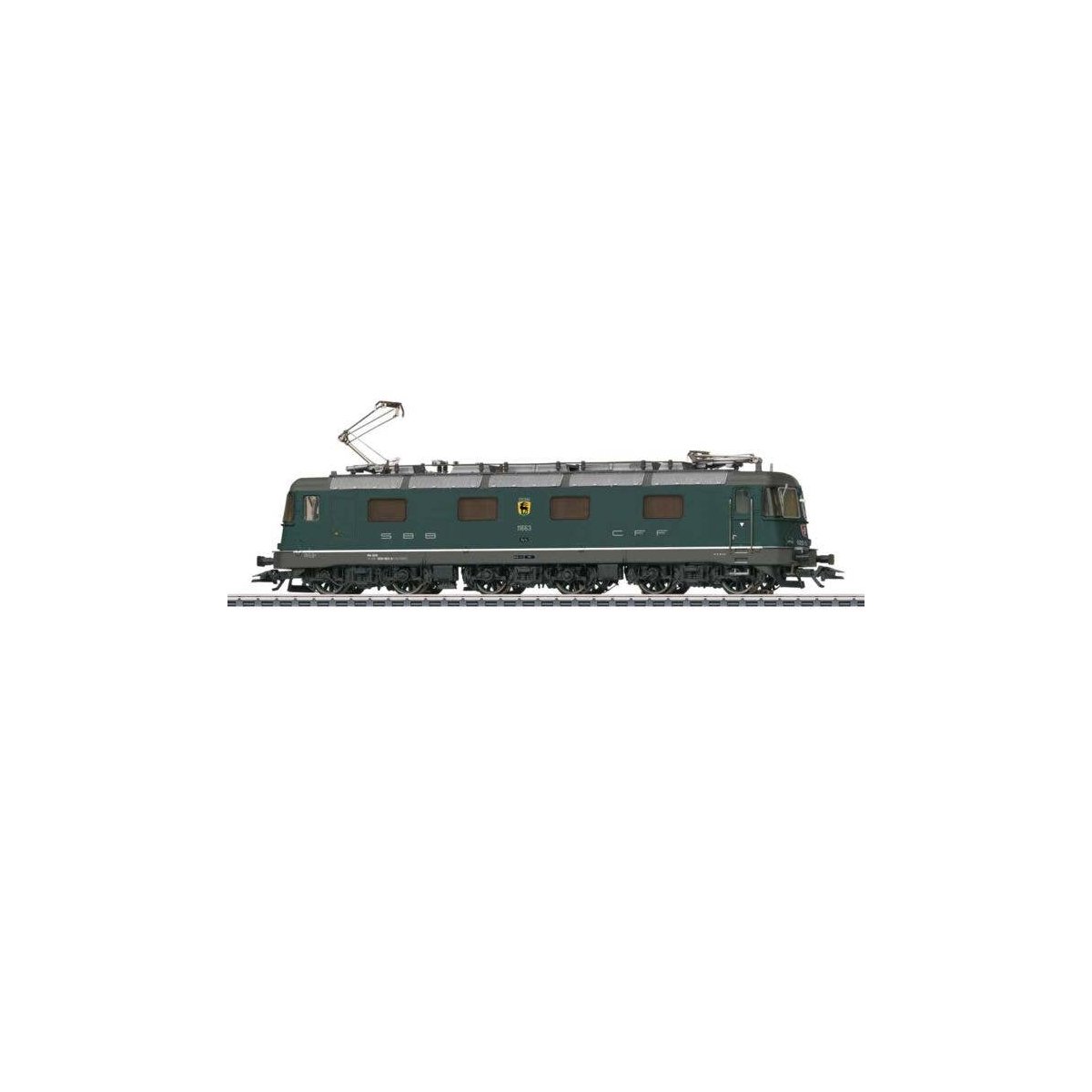 Class Re 620 Electric - 3-Rail - Sound and Digital -- Swiss Federal Railways SBB 620 063-8 Eglisau (Era VI, Fir Green, gray), HO