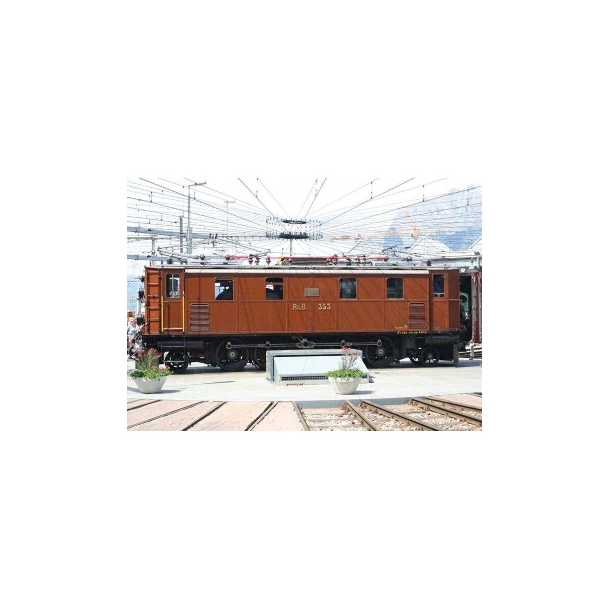 Class Ge 4/6 Electric - Sound and DCC -- Rhaetian Railway RhB 353 (Era VI, brown, gray, black), G, LGB 24601