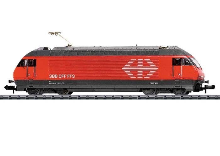 Class Re 460 Electric - Sound and DCC - Minitrix -- Swiss Federal Railways SBB/CFF/FFS 460 118-3 Gotthard (Era V 2002, red, bla,